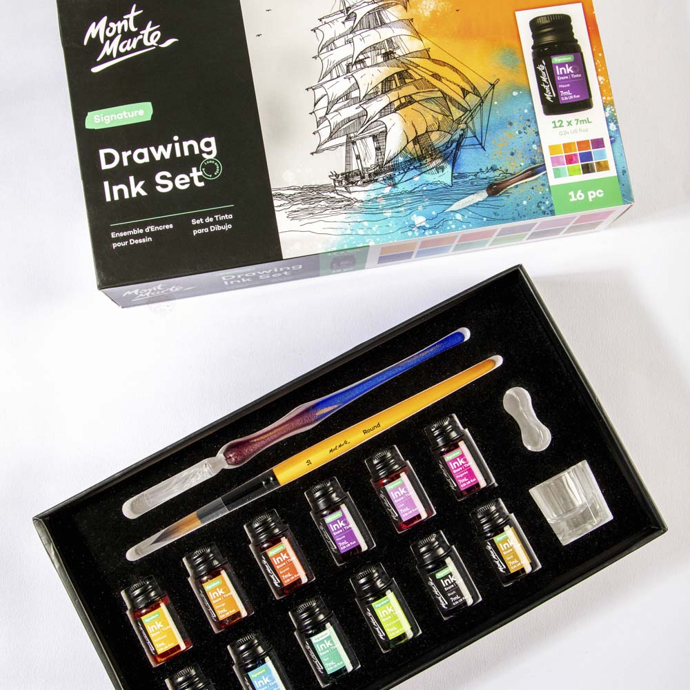 Drawing Ink Set 16pc - Image 2
