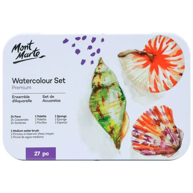Watercolour Paint Set Premium 27pc